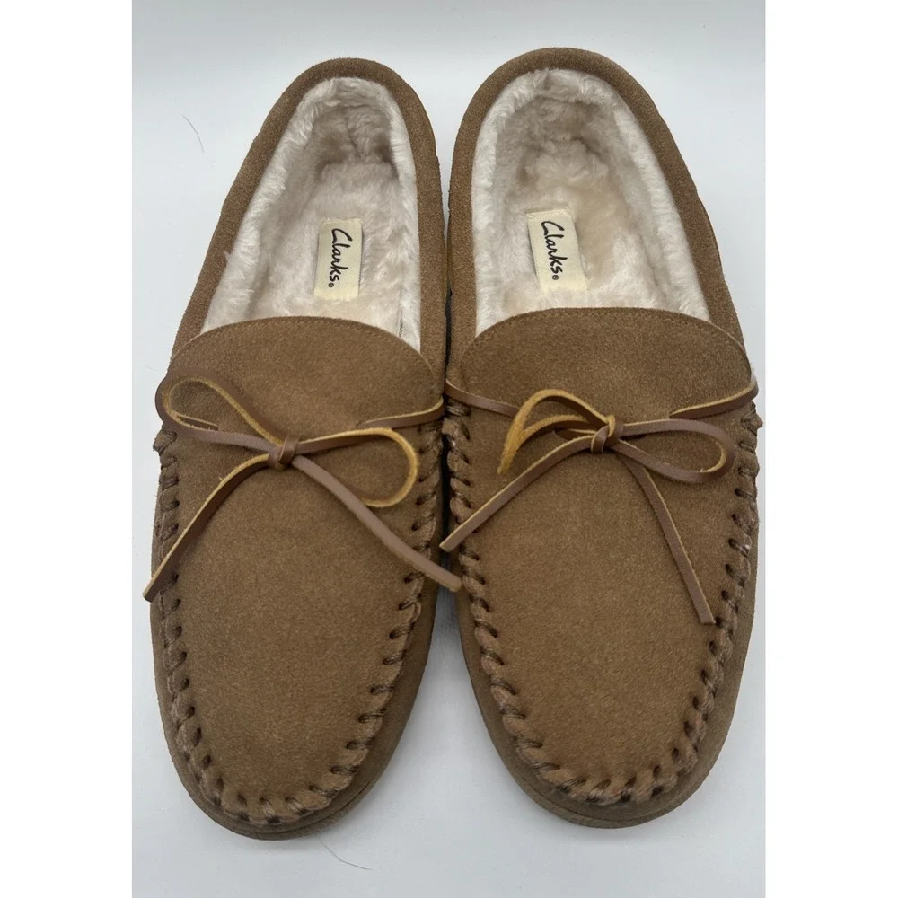 Clarks Men's Moccasin Slippers Shoes Size 10M